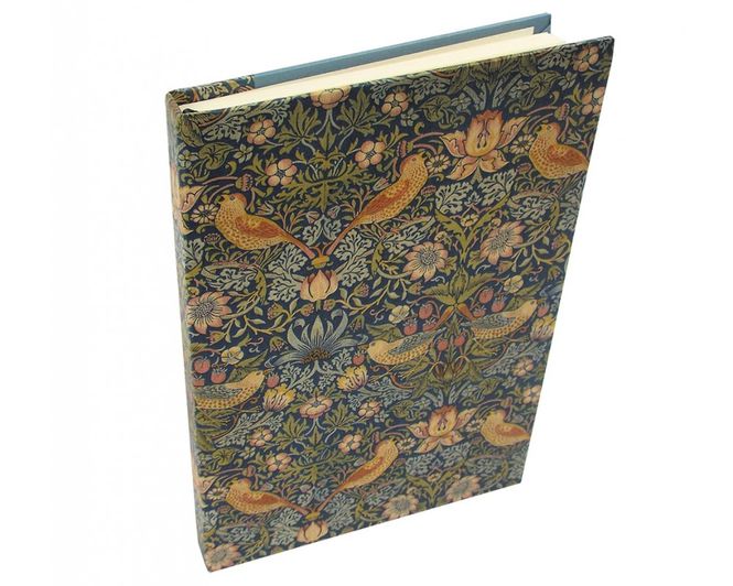 Hovedbilde Notatbok A6, strawberry thief av William Morris