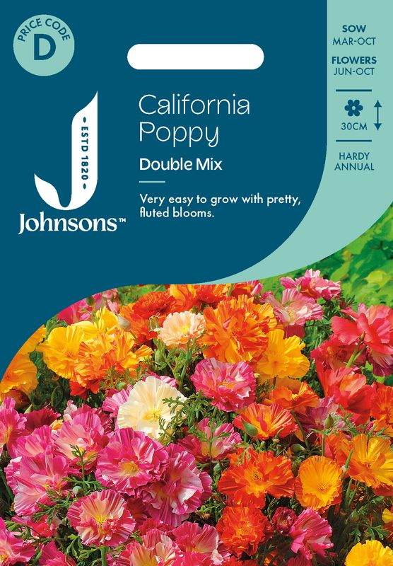 Kaliforniavalmue 'Double Mixed - Eschscholzia californica