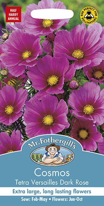 Hovedbilde Pyntekorg 'Tetra Versailles Dark Rose' - Cosmos bipinnatus