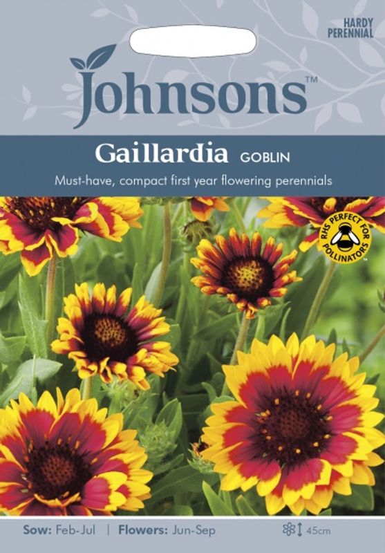 Kokardeblomst 'Goblin' - Gaillardia aristata 