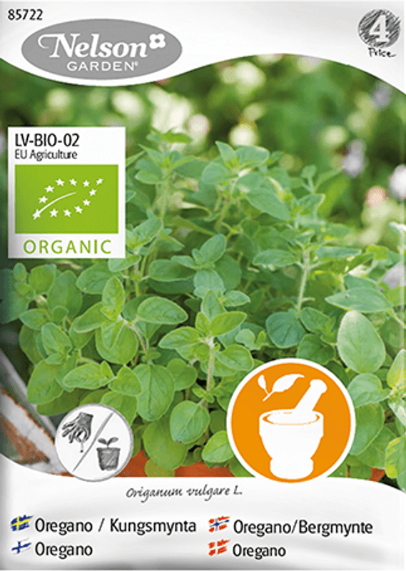 Oregano - Origanum vulgare, Organic