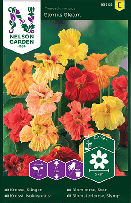Hovedbilde Blomkarse 'Glorius Gleam' - Tropaeolum majus