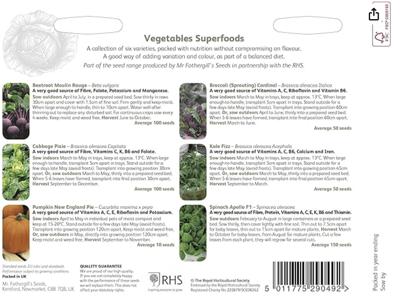 'Superfood' grønnsakskolleksjon