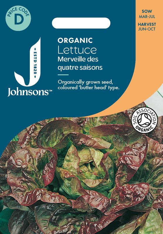 Hodesalat 'Merveille Des Quatre Saisons' - Lactuca organic