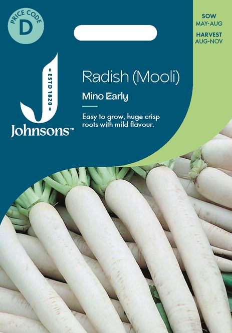 Hovedbilde Reddik/Mooli 'Mino Early' - Raphanus sativus