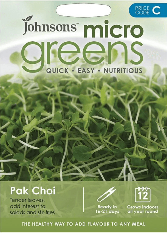 Pak Choi, Micro Greens - Brassica rapa Chinensis
