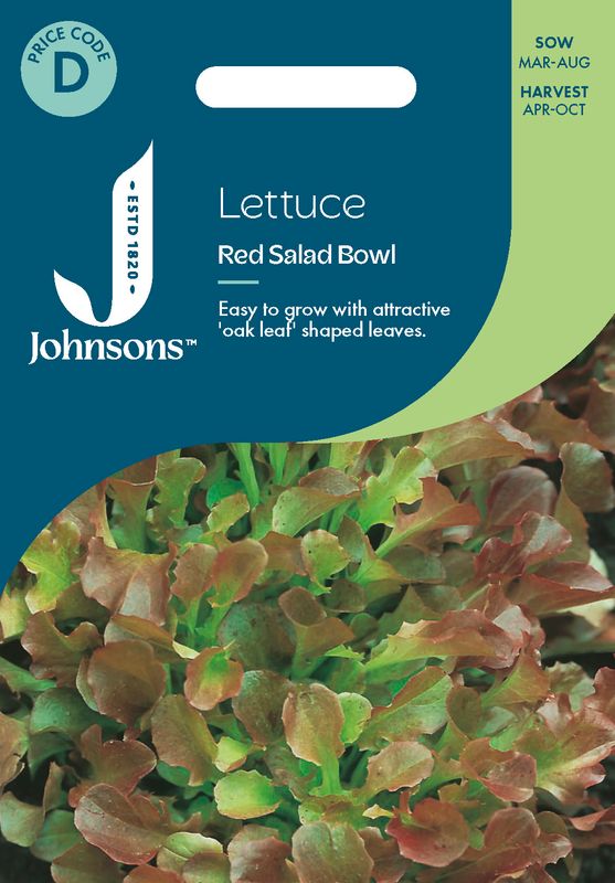 Eikebladsalat 'Red Salad Bowl' - Lactuca